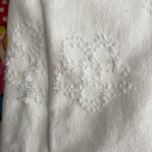 Princess Polly White High Waist Denim Wide Legs 8 - Picture 11 of 12